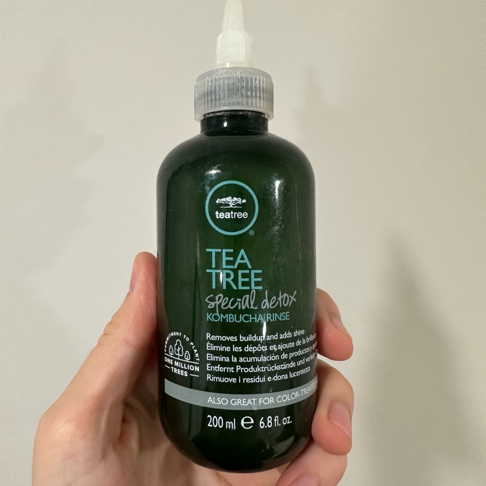 Kombucha hair rinse